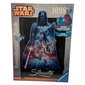 Ravensburger Star Wars Jigsaw Puzzle Darth Vader Shaped 1068 Pieces New 2015